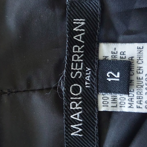 100% Linen skirt, size 12, grey color, "Mario Serrani", made in Italy - Picture 4 of 6